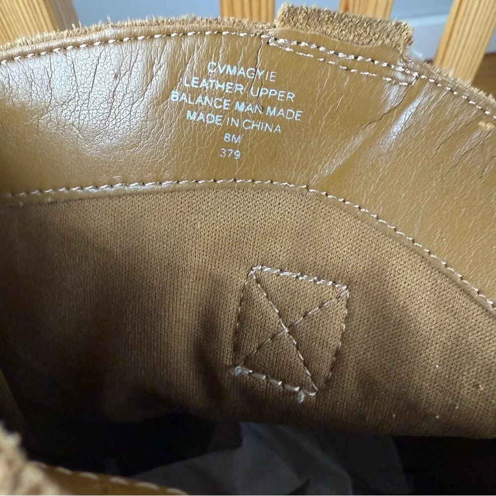 Crown Vintage Tan Suede Heeled Cowgirl Boots - Picture 13 of 16